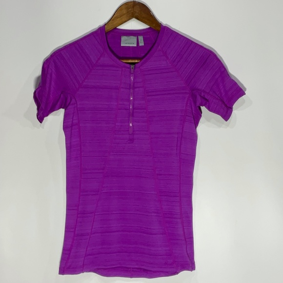 Athleta Quarter Zip Pacifica workout top - Picture 1 of 13